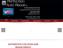 Tablet Screenshot of perfectionauto.com